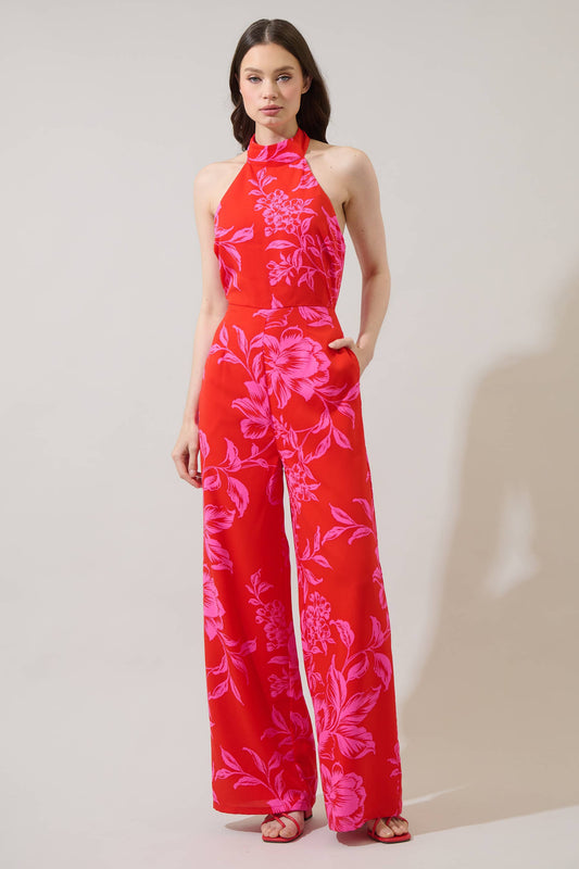 Rouge Éclat Jumpsuit